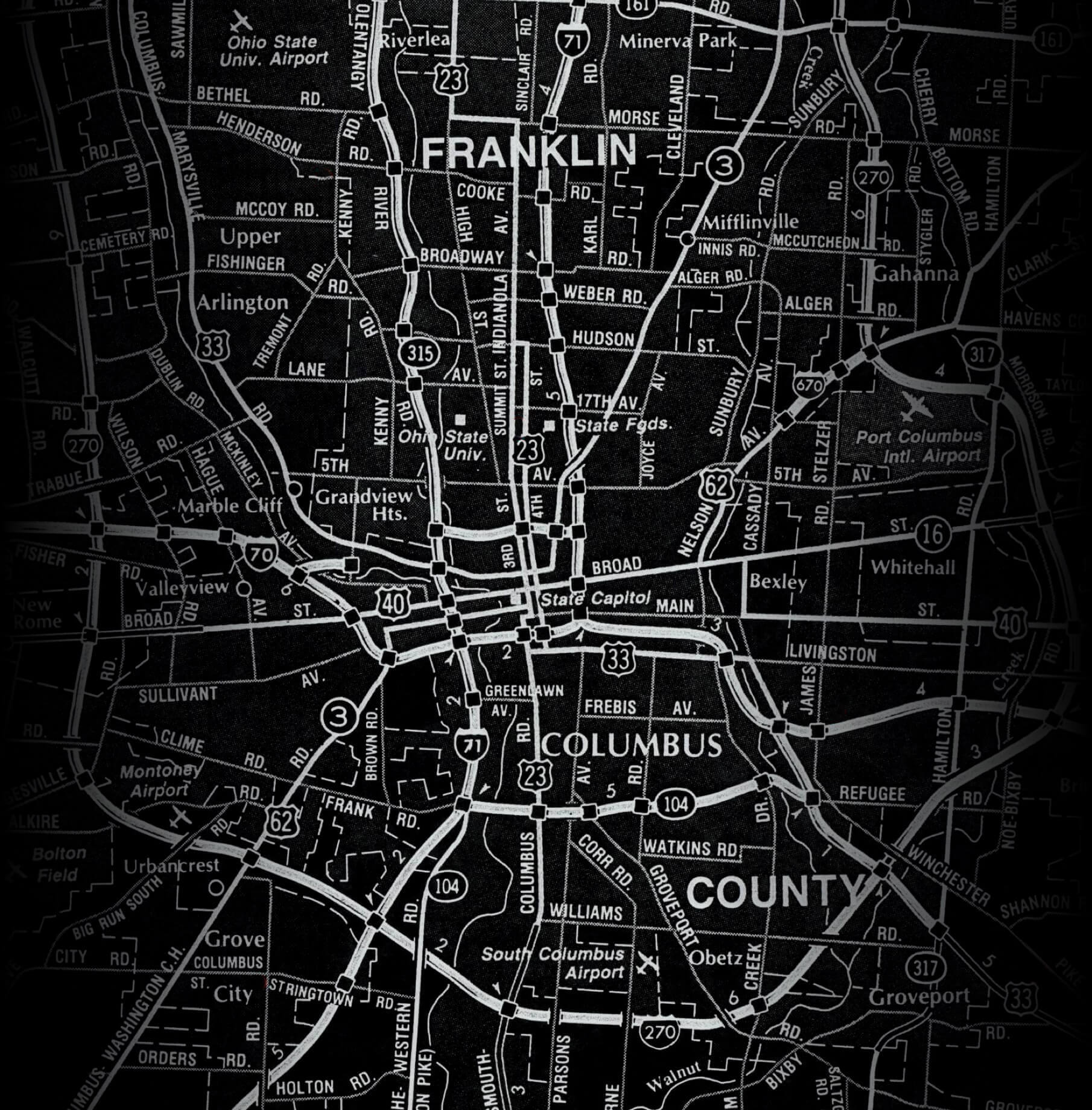 Photo of Map of Columbus Ohio