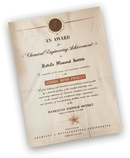 Image of Chemical Enginneering Achievement Award
