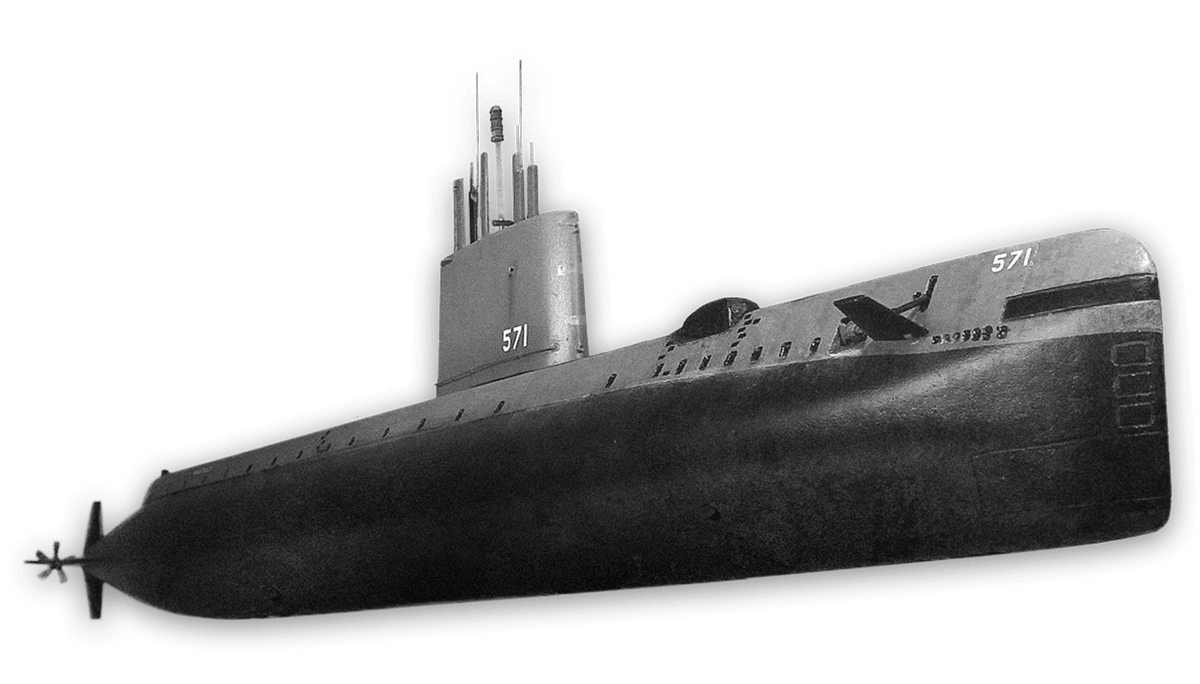 A photo of a Submarine