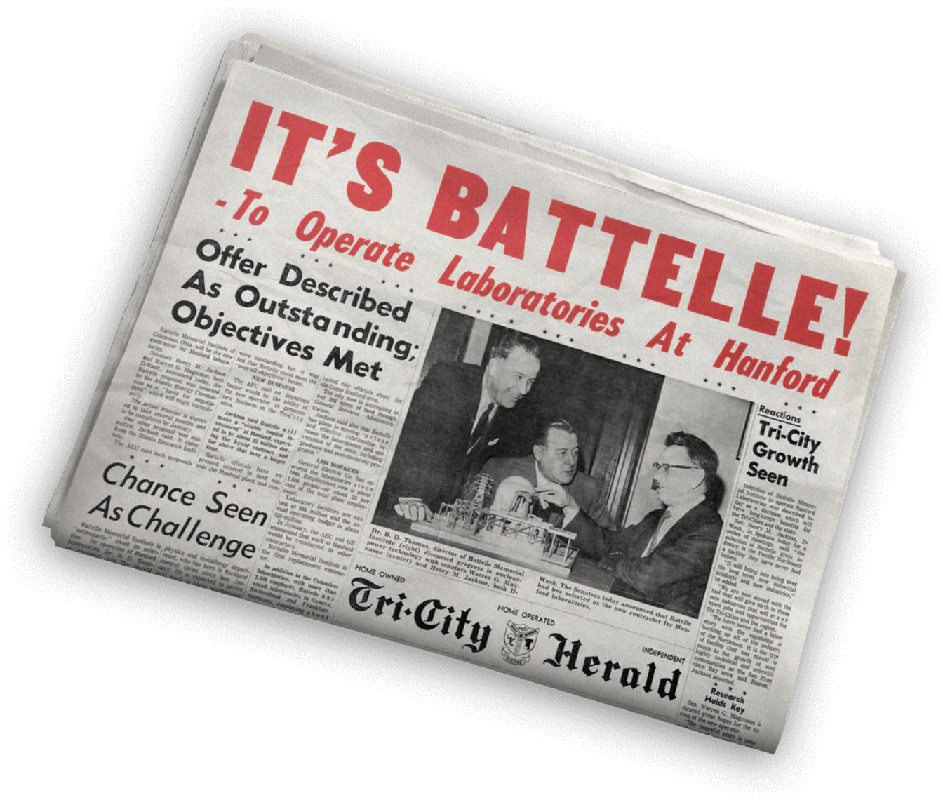 Photo of a Newspaper