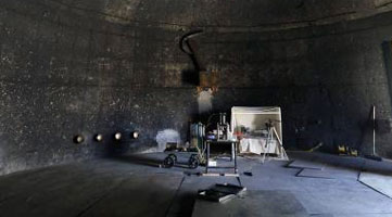 Photo: Inside Battelle's Explosives Testing Facility