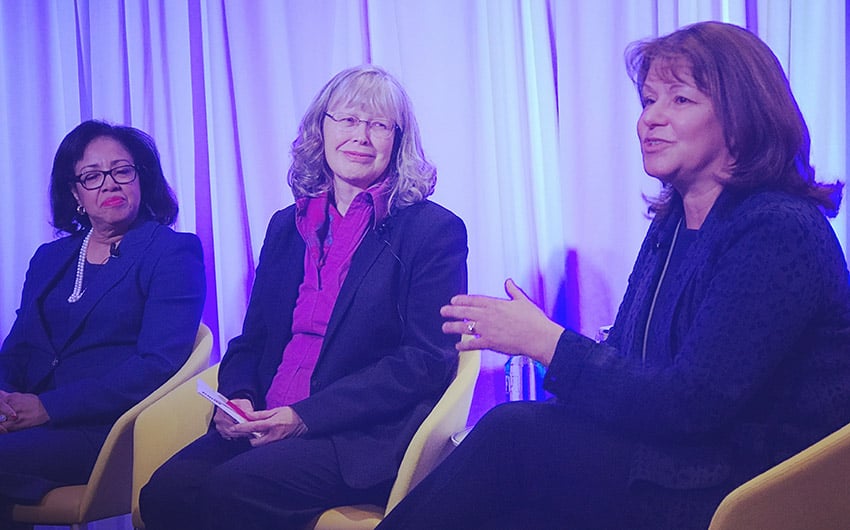 Photo: Women in a panel discussion