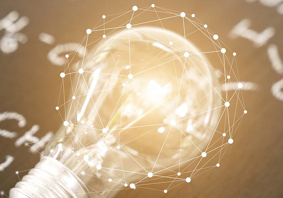 technology-commercialization-licensing Photo: Abstract photo of a lightbulb
