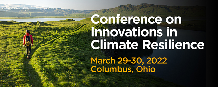 Photo: logo for the Conference on Innovation in Climate Resilience