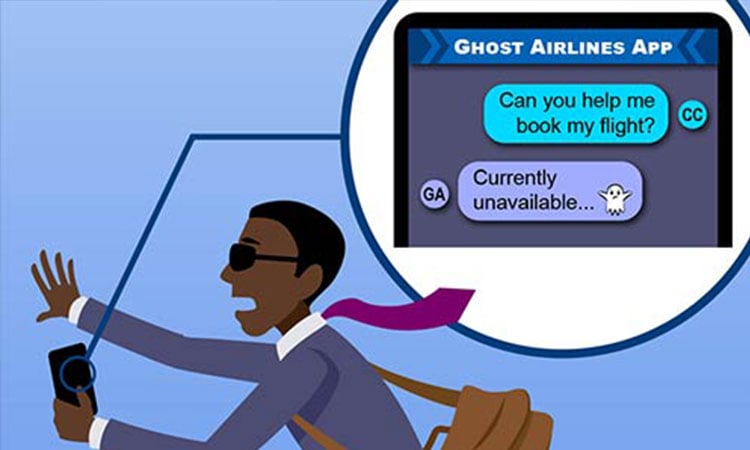 alt=illustration of a man running to catch a plane