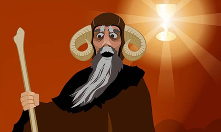 alt=illustration of a wizard holding a magical staff