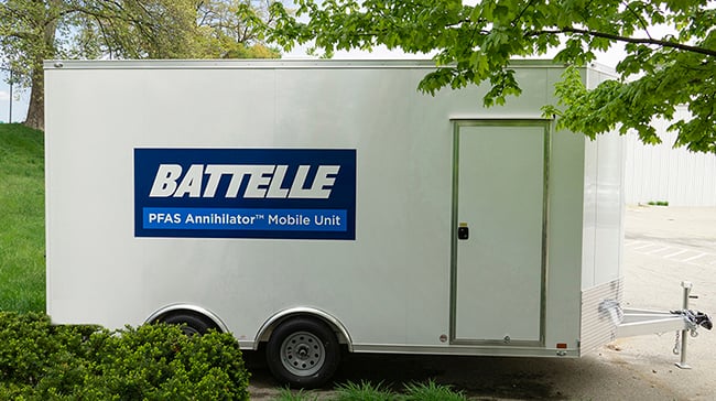 Annihilator-mobile-unit Battelle PFAS Annihilator mobile unit