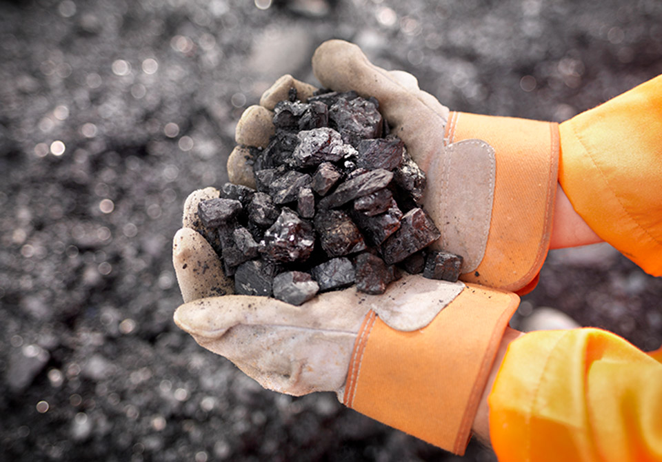 Photo: Coal about to be liquified into a fuel source