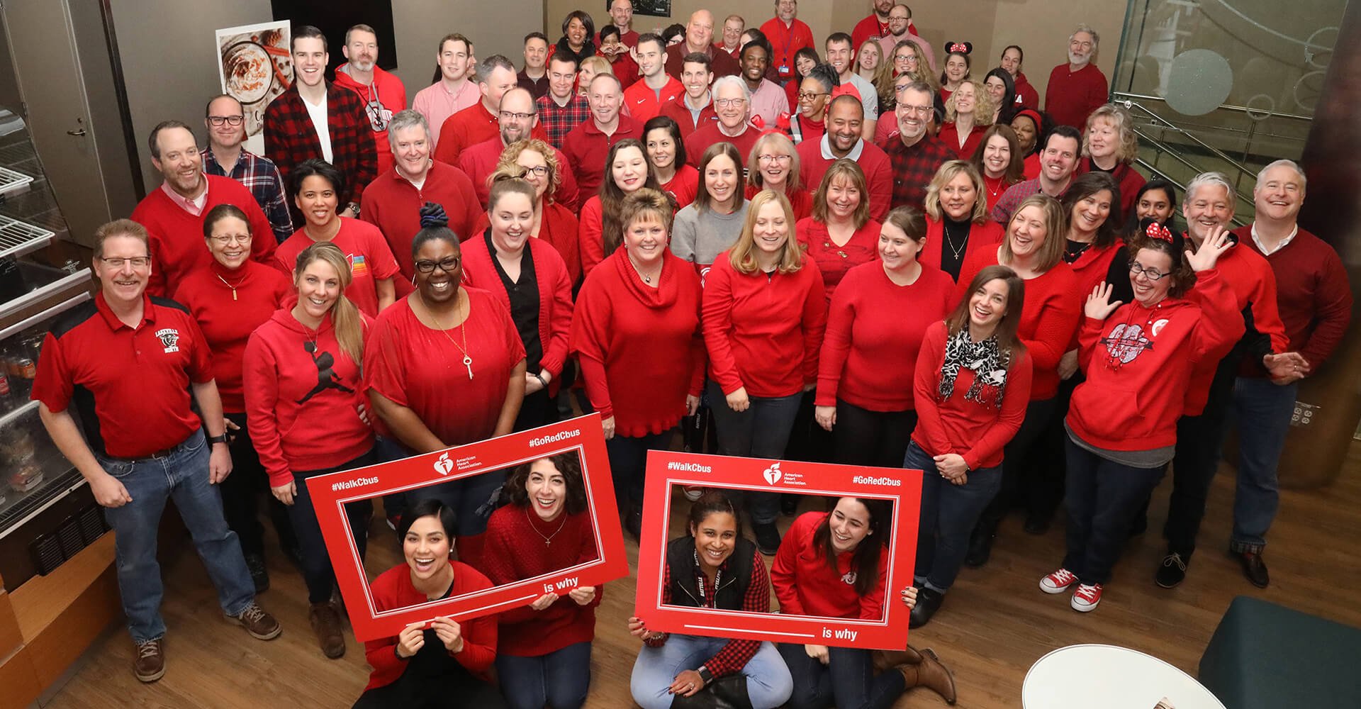 alt= battelle employees at a charity event