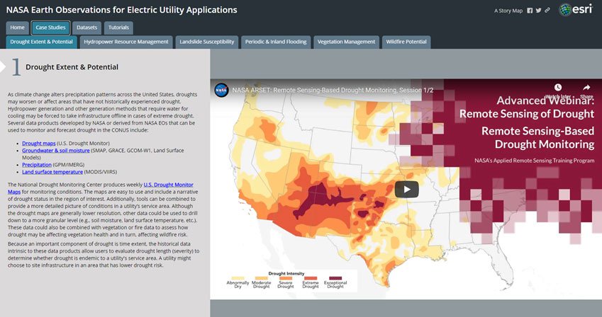 Photo: Screenshot of the ESRI StoryMap that Battelle has developed. 