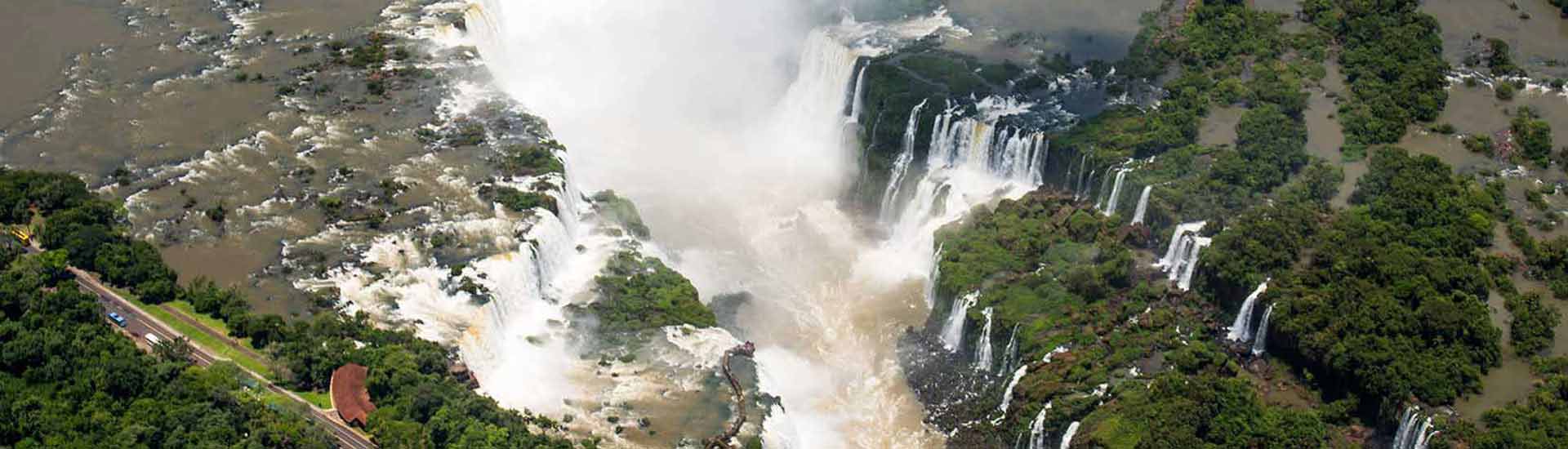 Photo: Aerial view of Waterfall and forest