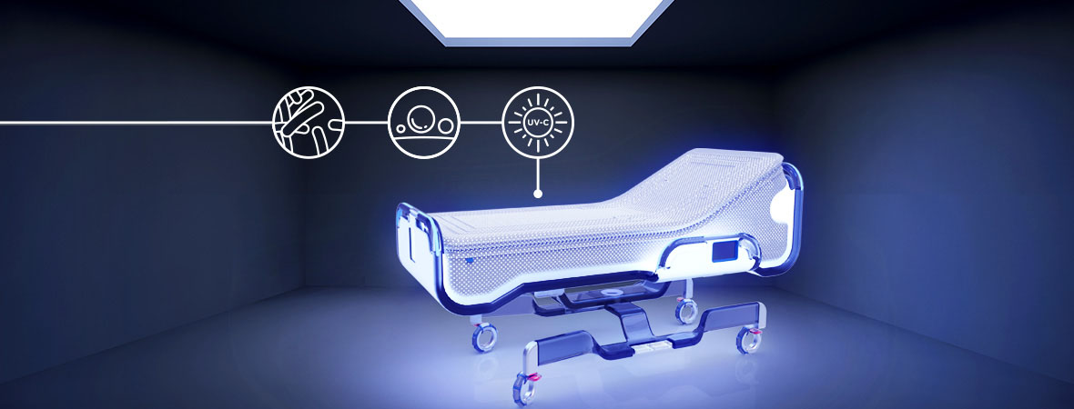 Photo: Graphical Picture of a Hospital Bed