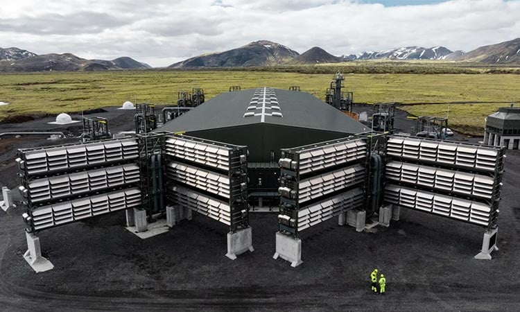 alt= climeworks direct air capture hub
