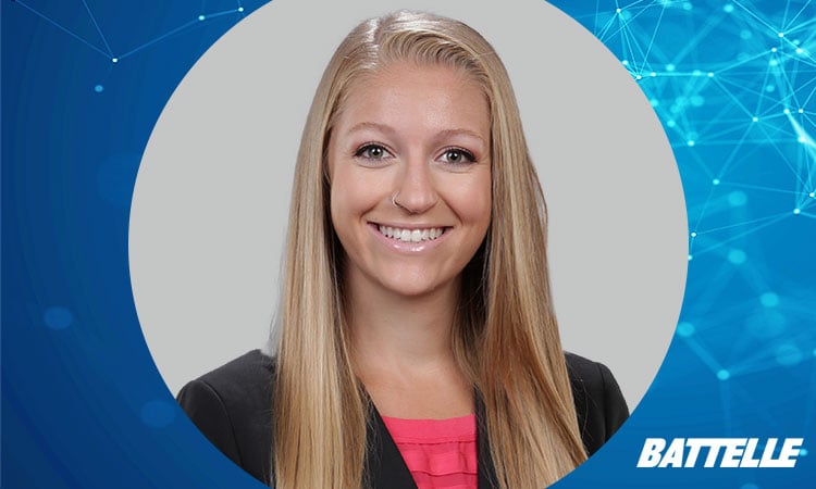 alt= a headshot of Battelle PFAS Chemistry Program Manager Paige Jacob