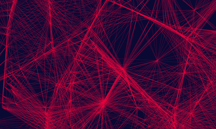 Photo: Abstract image of a network