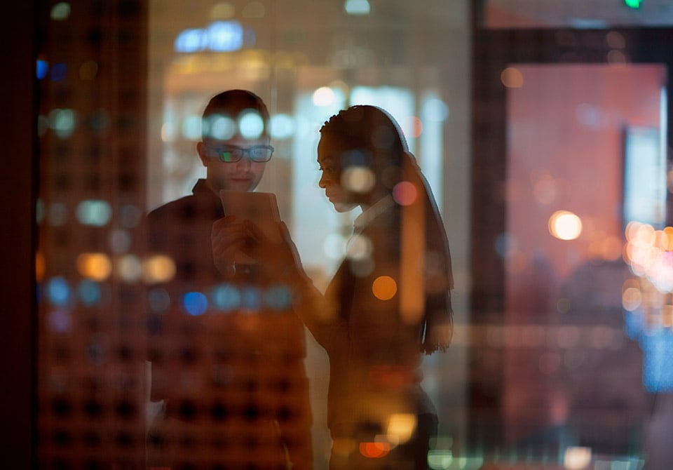 join-cyber-team-impact Photo: Battelle cybersecurity engineers assessing a threat