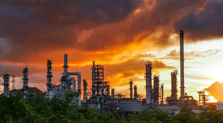 tax-credits-solution Photo: Power plant at dusk
