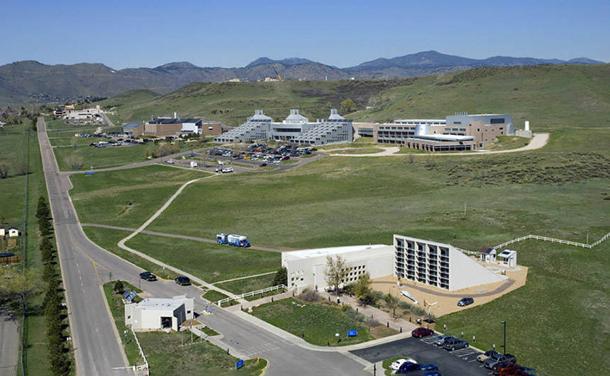 Photo: Aerial view of NREL laboratory