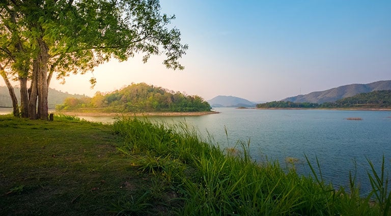 Photo: Lake water contaminated by PFAS