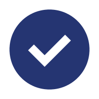 blue checkmark-8 Icon: Blue checkmark