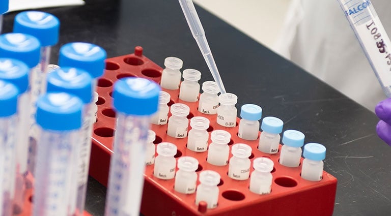 Photo: Chemist analyzing PFAS (per-and polyfluoroalkyl) compounds