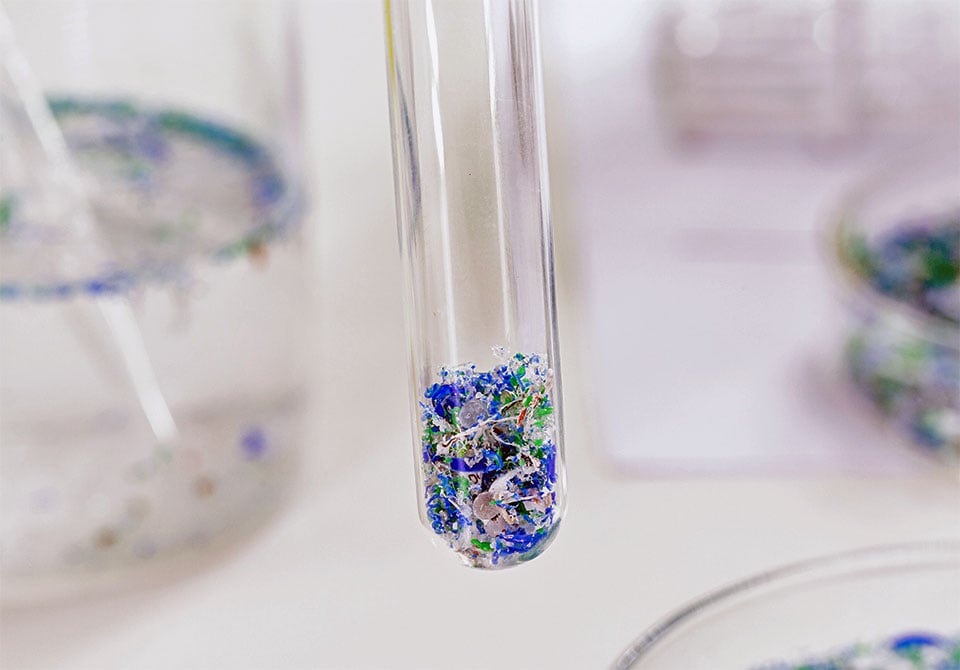 pfas-testing-solids-callout Image: Solid samples in an accredited PFAS lab facility