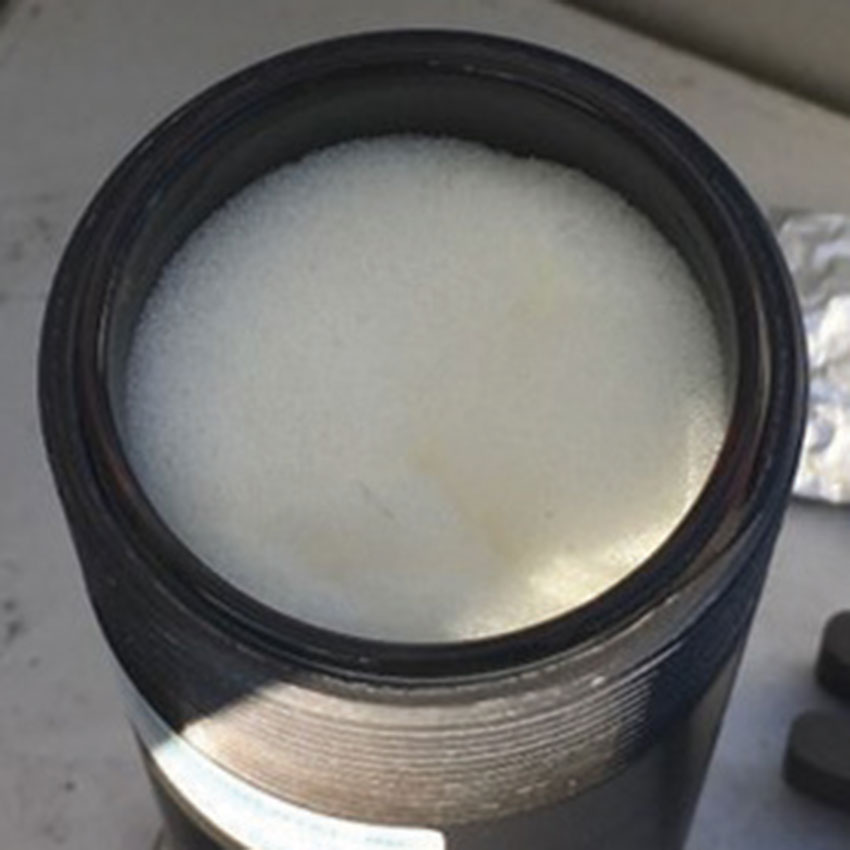 pfas-air-insight-after Photo: Polyurethane foam after air sampling by Battelle