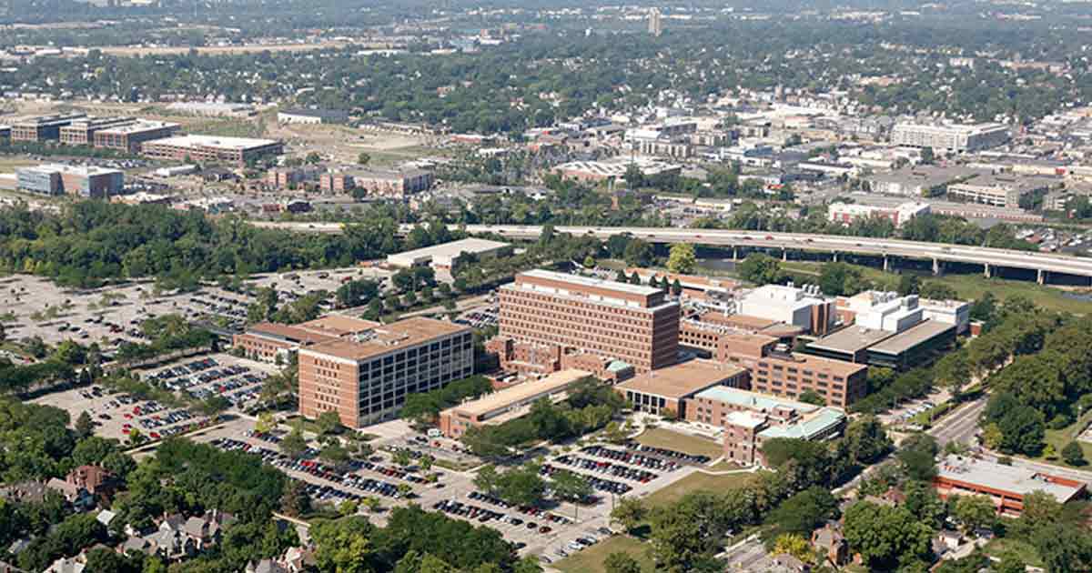 Photo: Aerial view of NREL laboratory