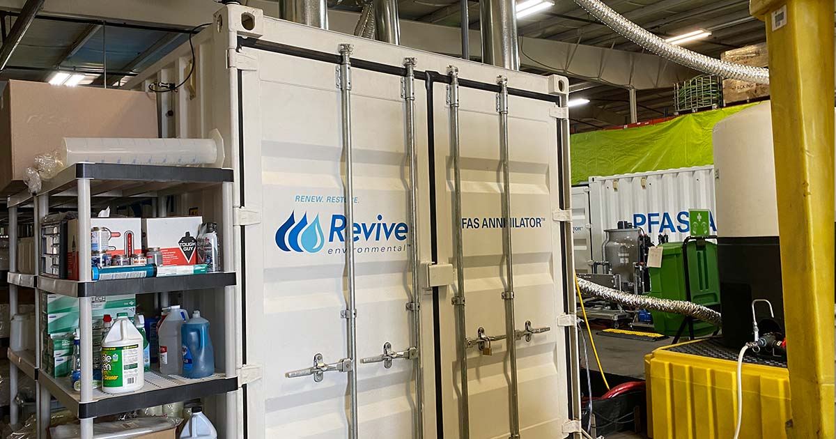 State of New Hampshire Chooses Revive Environmental’s PFAS Annihilator