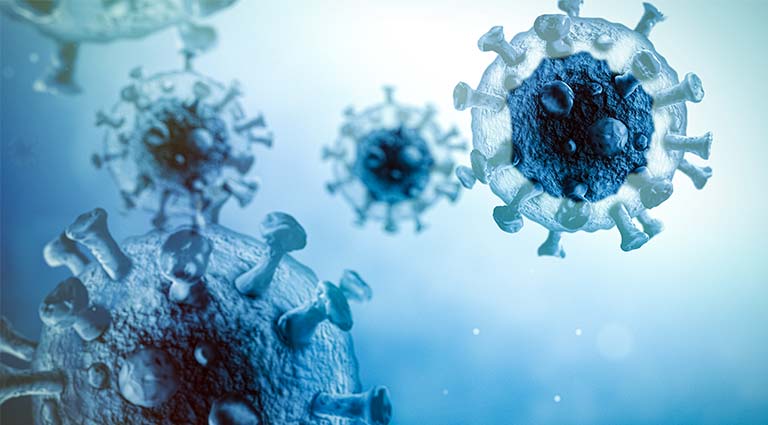 Biosecurity and Pandemic Preparedness call out Photo: close-up of the coronavirus