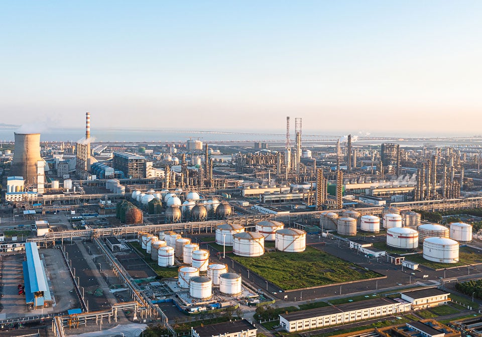 Image: Industrial facility from the air