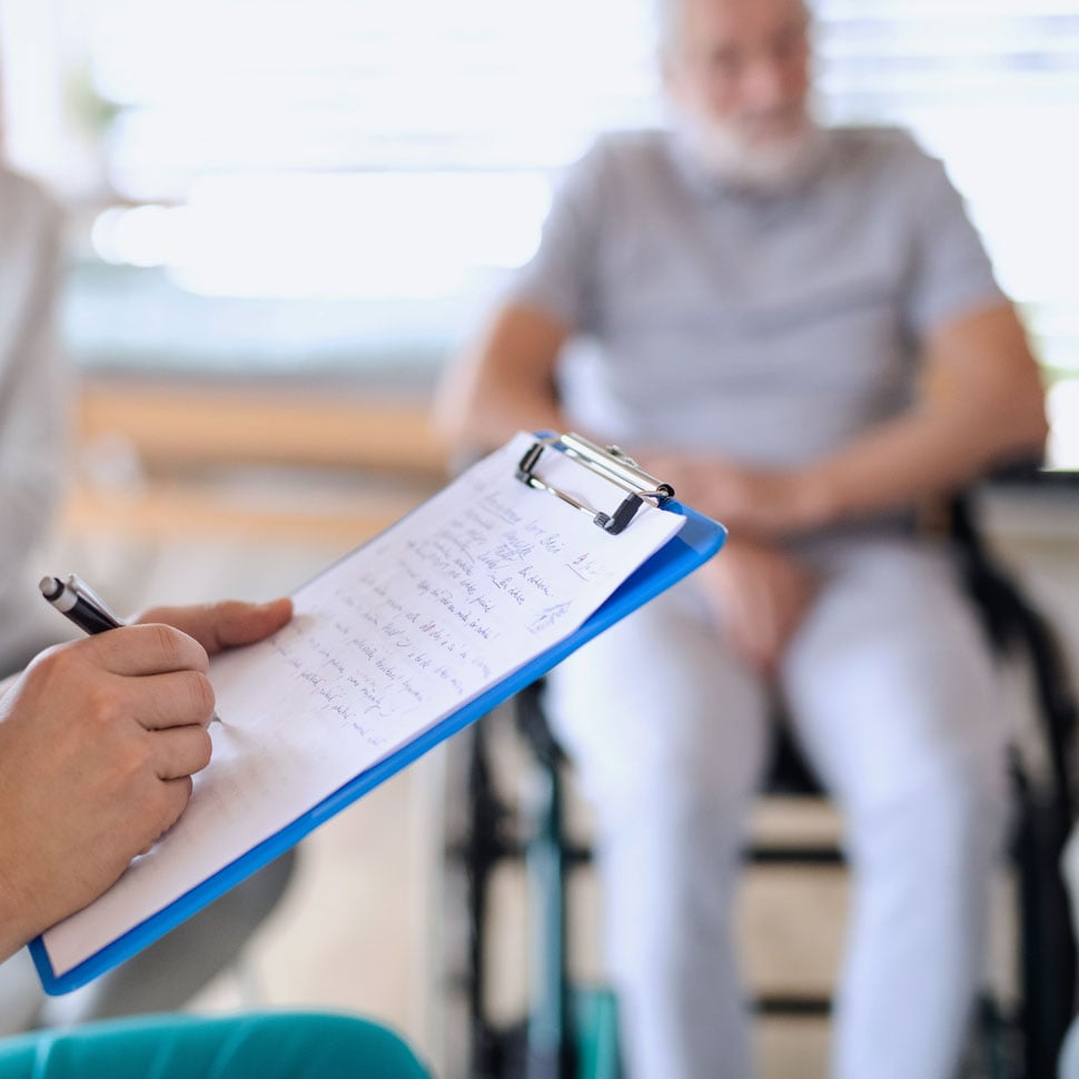 medical-devices-design-development-phase-0 Image: User researcher conducting research at a hospital