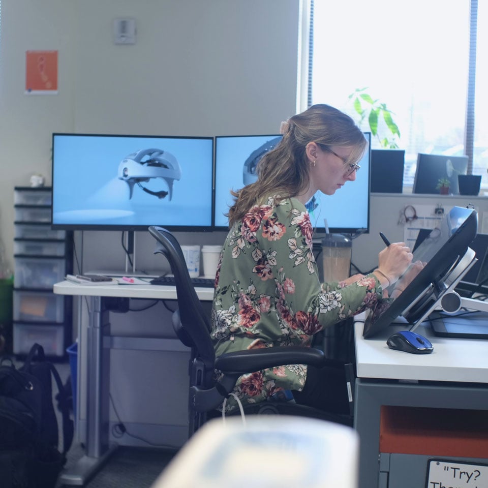 medical-devices-design-development-phase-2 Image: Medical device engineer using a CAD system
