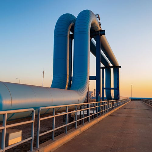 Image: Oil and gas pipelines