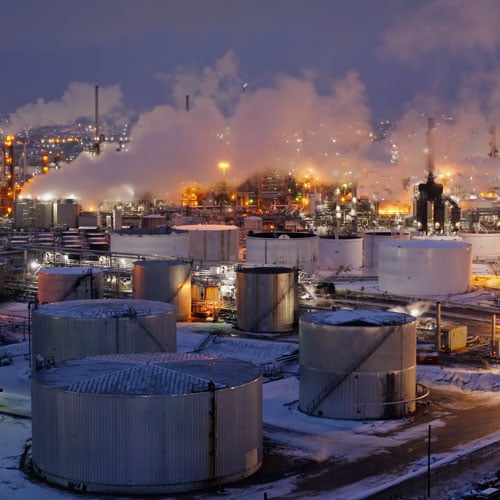 Image: Chemical plant emitting PFAS waste into ambient air