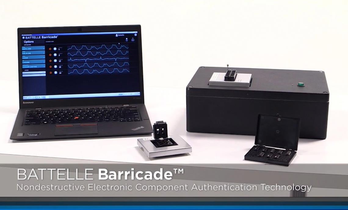 Battelle Barricade Photo: Battelle Barricade device demo