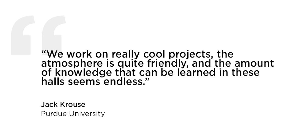 quote from Battelle intern Jack krouse
